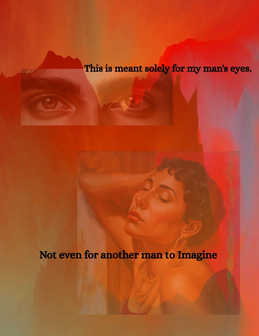 For Only His Eyes to See Notecard